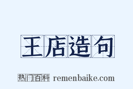 王店造句是什么意思的图片